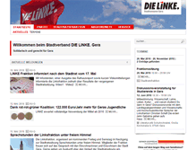 Tablet Screenshot of die-linke-gera.de